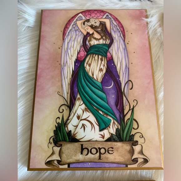 Set of 7 Angelic Art Plaques - Picture 8 of 10